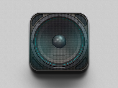 New Speaker Icon 2 circle icon ios music sound speaker tech