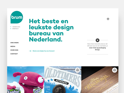 Brum website marquee branding design illustration logo ui ux web