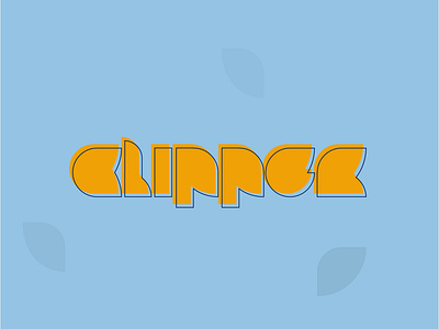 Clipper - A Brand in Progress branding design illustration lettering logo typography vector web