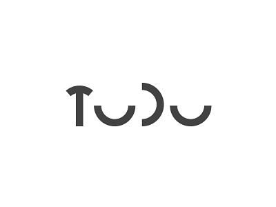 TuDu flexibility therapy studio bend brandmark flexibility flexible logotype medicine minimalistic yoga