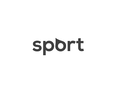 Sport Logotype active activities brandmark drop logotype sport sweat workout