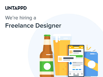 We're Hiring! beer css freelance freelance design hiring html untappd