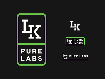 LK Pure Labs Rebrand branding cannabis logo