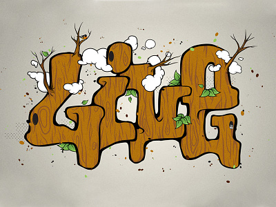 Live collaboration gibson ian nature parker steele typography vector wood