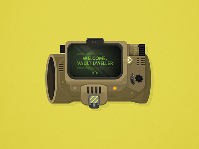 Pip-Boy fallout games illustration pipboy vector video wearable