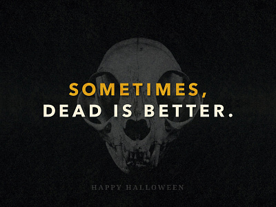 Happy Halloween! halloween king october skull spooky stephen typography
