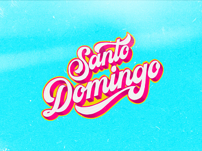 Santo Domingo adobe fresco calligraphy colors cover details lettering lettering art lettering artist music procreate santo domingo textures