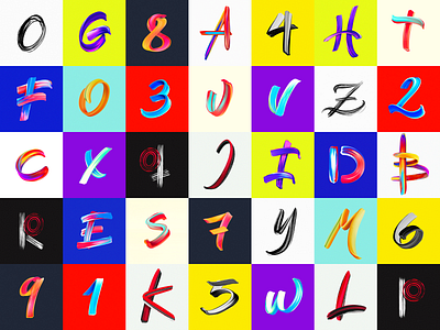36 days of type experiment - 2019