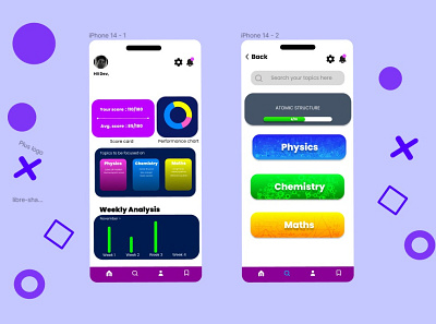 STUDENT'S ACADEMIC PERFOMANCE TRACKER ani company design illusrta logo ui vector