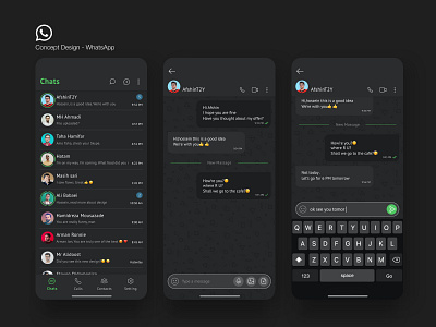 WhatsApp Concept Design