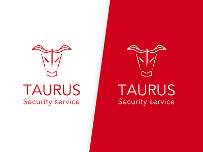 TAURUS security service logo aesthetic banner bull kouroupakis logo michail minimal security taurus ui ux website