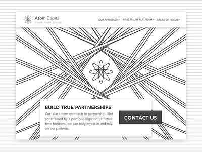 Atom Capital Investment Group aesthetic atom consistency illustration investment kouroupakis logo michail money ui ux website
