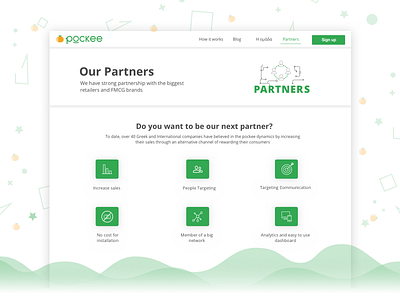 Partners Page UI