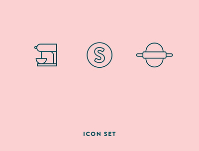 Sift & Swirl Icon Set brand identity design icon illustration logo