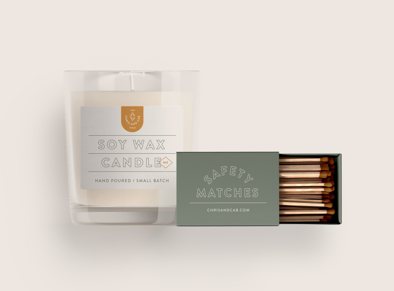 Chris & Cab Real Estate Candle by Gabby Nguyen on Dribbble