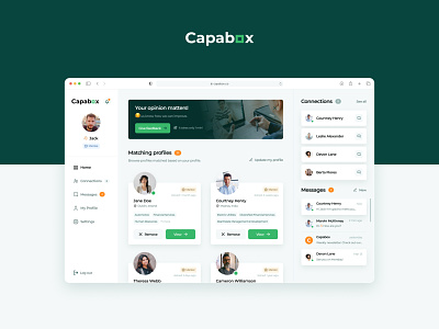 Capabox - dashboard dashboard mentee mentor mentoring ui ux