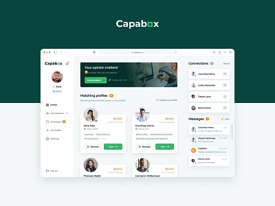 Capabox - dashboard