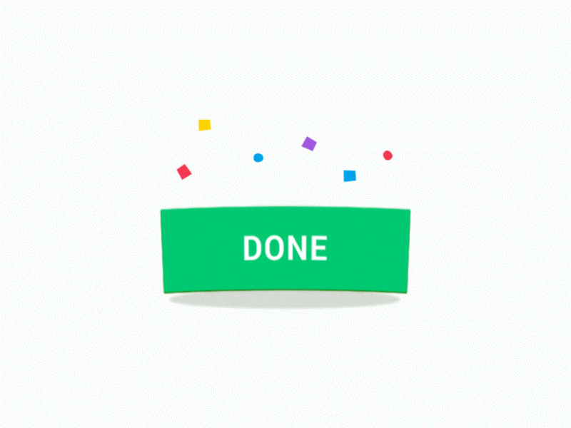 Done! celebration confetti dapulse done green hooray win