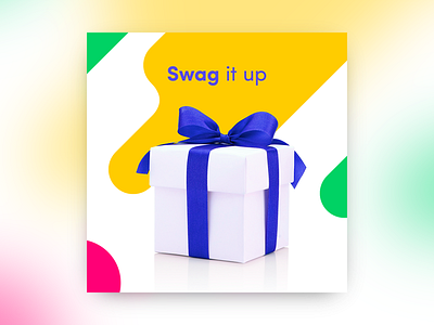 Swag Box colors promotion swag