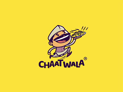 ChaatWala branding design expression illustration indian logo mascot satishgangaiah sticker vector