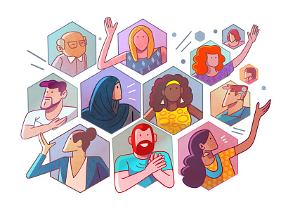 Diversity and Inclusion diversity diversity and inclusion illustration