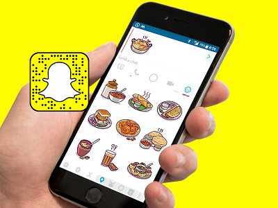 Food sticker-Snapchat app