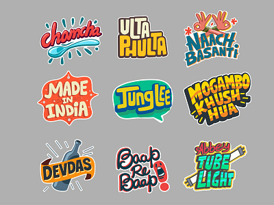 Snapchat Typo Stickers