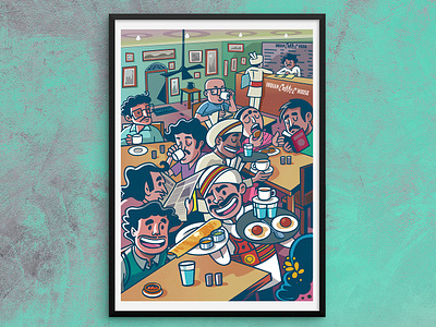 poster design- India Coffee House