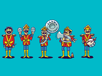 brass band bollywood brassband design dribbble drummer india indian music musical musicapp poster satishgangaiah song uniform