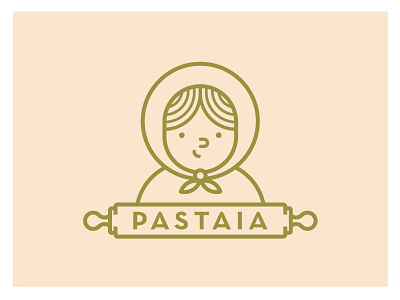 Pastaia Logo food handmade pasta italia logo logotype pasta pastaia