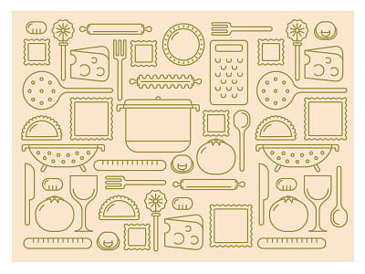 Pastaia Icons Pattern