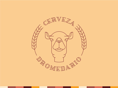 Logo Cerveza Dromedario - Dromedario Craft Beer Branding beer branding camel craft craft beer design icon logo