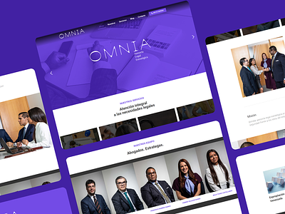 Website for Law firm landing page minimalist modern purple responsive ui ui design ux ux design web website