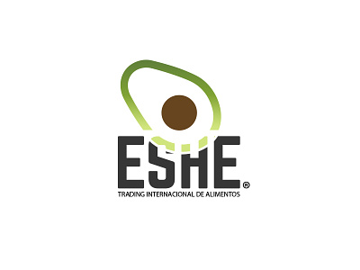 Logo Proposal for ESHE avocado brand branding e food green logo trading