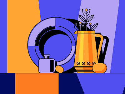 Still life illustration still life vector