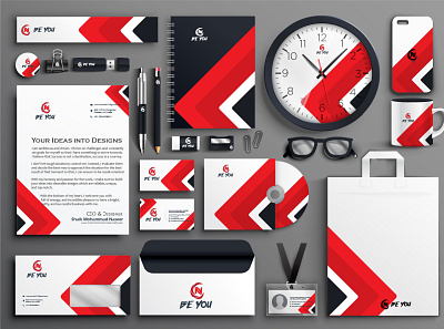 Brand Identity Design Kit of my Logo brand identity design branding design graphic design illustration logo typography vector