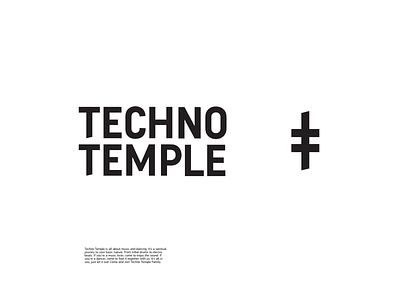 TECHNO TEMPLE / Identity / 2014 acid art black and white comunity design metamodern minimalism party space techno vector