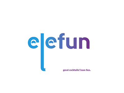 Elefun / Identity / 2015 amazing art branding creativity design funny identity island logo logotype logotype design naming party tropical typography vector