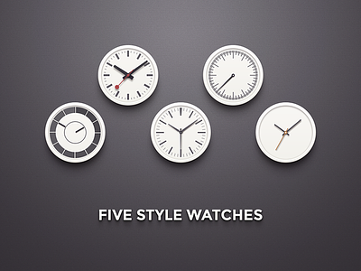 5 Style Watches clean clock defakto detailwatch issey miyake minimal mondaine swiss smooth soft timeless uniformwares watch watches