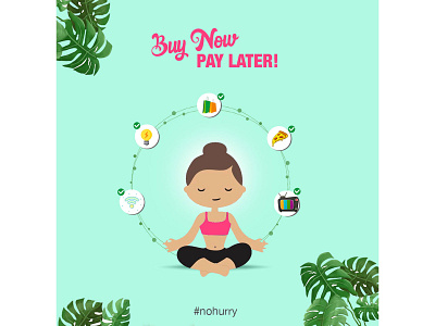 pay later concept graphic design paylater socialmedia post