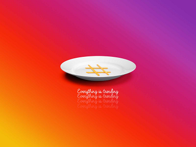 Food as Insta conceptdesign graphic design instagramasfood socialmediaasfood