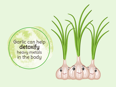 Garlic Can Help Detoxify fb post health tips