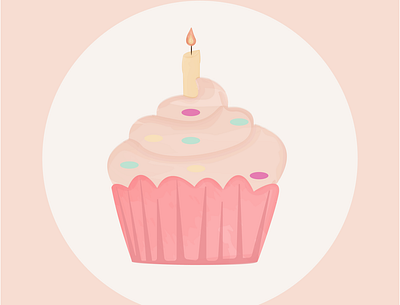 Happy Birthday! bakery birthday cake cake candle happy birthday muffin muffin with a candle sweets