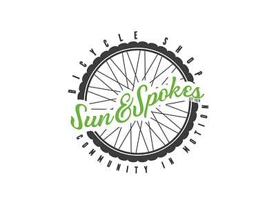 New Logo for Local Bicycle Shop branding design graphic design logo typography
