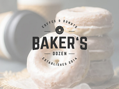 Rebranded Donut Shop Logo branding graphic design logo typography