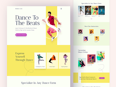 Shake A Leg - Dance Studio Website Template