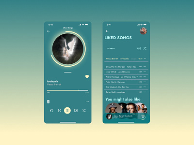 MusicStorm - Music Streaming App design musicapp uiux