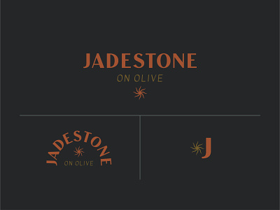 Jadestone On Olive apartment branding logo typography
