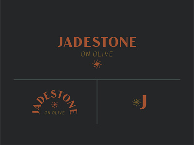 Jadestone On Olive apartment branding logo typography