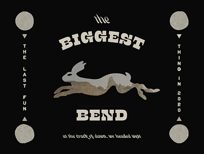 The Biggest Bend bigbend branding illustration marfa nationalparks rabbit texas